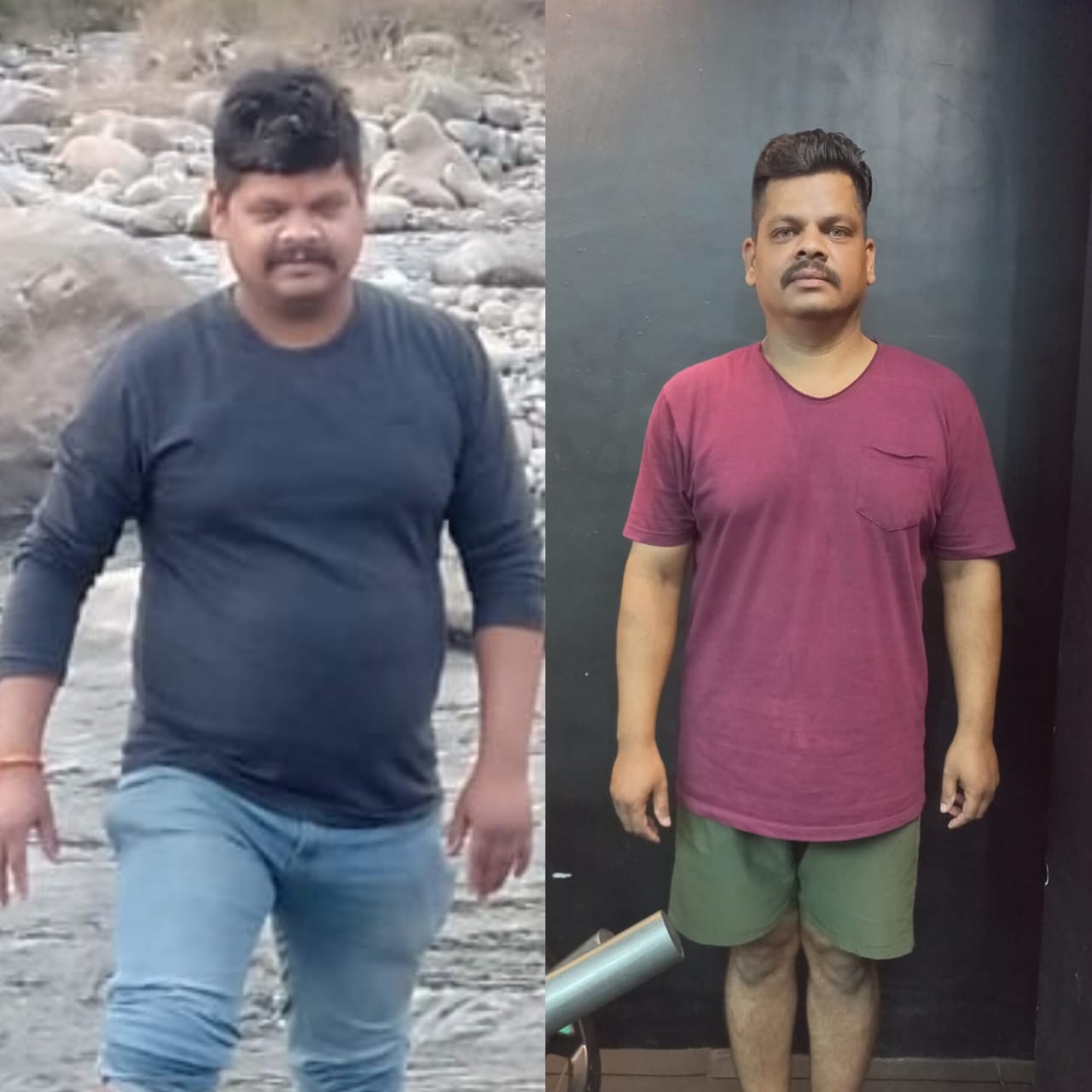 Lalit Kumar Pandey - 4 months transformation